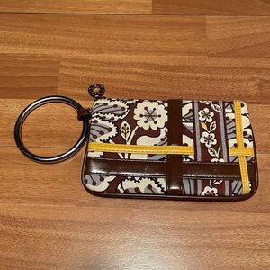 Vera Bradley Slate Blooms bangle wristlet